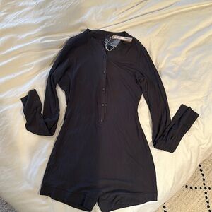 SKIMS Soft Lounge Henley Onesie